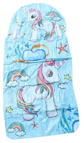 BESPORTBLE 1Stück Aufblasbares Surfbrett PVC Schwimmbrett für Outdoor Training und Poolspiele Langlebig und Leicht für Spaß im Wasser Blau