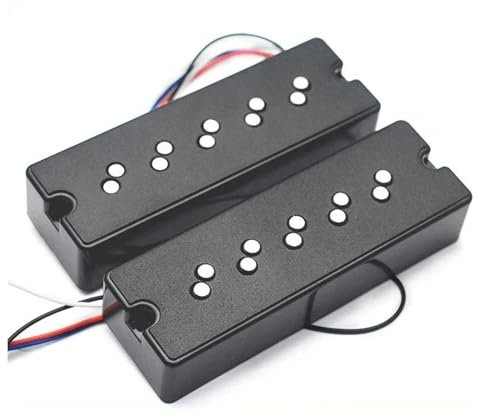 Pastilla humbucker profesional de 5 cuerdas para instrumentos de guitarra Juego de pastillas para guitarra eléctrica(1 set)