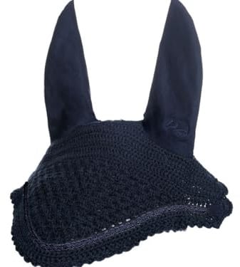 HKM Daphne Ear Bonnet Deep Blue Full