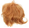 Ipetboom Goldene Kurzhaarperücke für Herren mit Seitlichem Perücke für Cosplay Halloween Partys Realistisches Maskulines Haarstück Hochwertigem Material