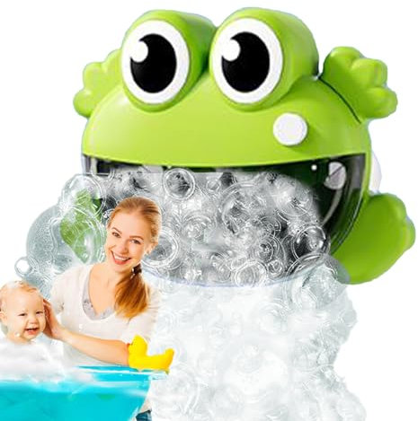 Bubble Maschine, Baby Toys, niedliches süßes Krokodil Bath Bubbles, Fun Shower für Mädchen und, Geburtstag Presents, Easter Basketball-Filler, 18 x 14 x 14 cm