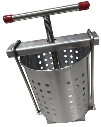 SiaBiced Prensa para Relleno de Empanadillas Exprimidor Manual Resistente de Acero Inoxidable Utensilio para Presionar Vegetales Y Frutas Separador de Residuos, tal como se describe, 2.5l