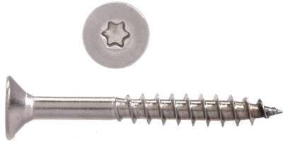 Edelstahl-Schrauben 6x60 mm Torx 50 Stück