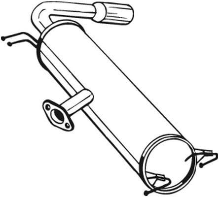 BOSAL Endschalldämpfer 228-487 | Kompatibel mit: TOYOTA RAV 4 II