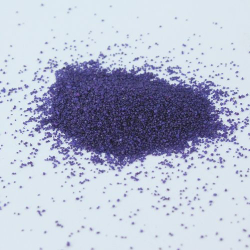 Farbsand Dekosand Sand Streudeko, 0,5 mm Korngröße, 1kg im Beutel (violett)