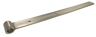 Langbänder mittig gerollt, o. Kegel, 200 x 20 x 3 mm, Edelstahl-Effekt ; 1 Stück