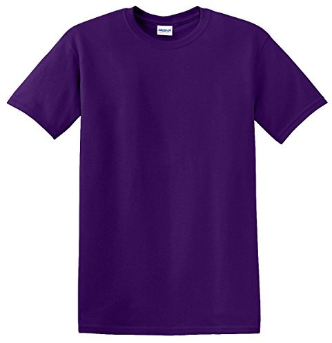 Gildan Mens Heavy Cotton Short Sleeve T-Shirt (3XL) (Purple)