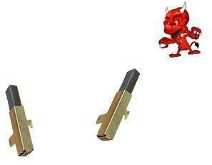 Kohlebürsten Motorkohlen Schleifkohle passend für Festool Festo Schwingschleifer Rutscher RS 1