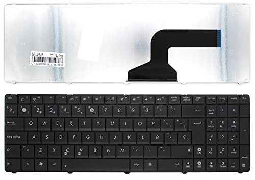 PORTATIL MOVIL - Teclado Compatible con ASUS X55 X55A N53 N53JF N53JQ N53SV N53SN N53NB N73 N73J