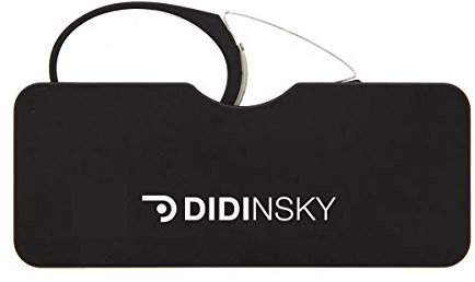 DIDINSKY Lesebrille für Damen und Herren Transparent. Kompakte leichte randlose brillen. Brillengestelle für damen und herren. Lesehilfe Retro. Black +1.5 - ORSAY