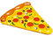 Bouée Part de pizza - Géant