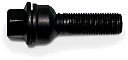 H&R Radschraube Kugelbund mit bewegliche Kugelbund R14 M14x1.50 - Länge 45mm - Schwarz (z.B. kompatibel mit Audi Q3, Q5)