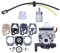 Haishine GX25 Vergaser, Vergaser Kit für Honda GX25 GX35 HHT35 Motorsense Zubehör mit Ölrohr Dichtung Kraftstofffilter Vergaser OEM Ersatz16100-Z0Z-034 für Heckenschere Trimmer
