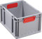 Allit 456710 EuroBox422 400 x 300 x 220 mm geschlossene Griffe in grau/rot
