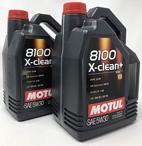 Motul Motoröl 106377 8100 X-Clean+ 5W-30, 10 Liter