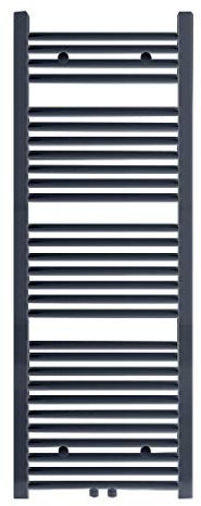 S SIENOC radiador de baño 500 x 1500 mm Antracita conexión Central radiador Calentador de Toallas secador de Toallas