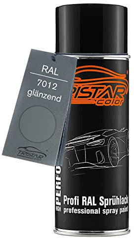 TRISTARcolor RAL 7012 Basaltgrau Bombe de peinture 400 ml brillant séchage rapide