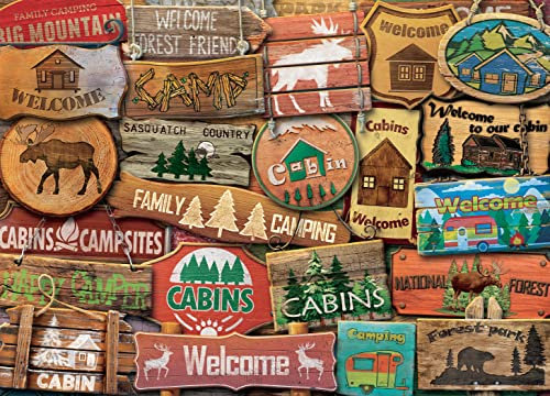 Ceaco - Rustic Lodge - Cabin Retreat - Puzzle de 1000 pièces