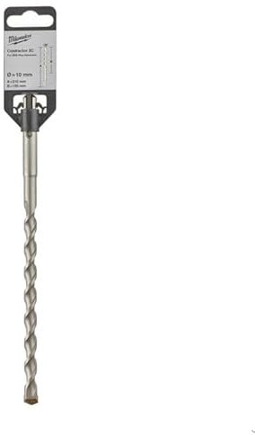 Milwaukee 4932471234 SDS Plus Contractor Bohrer, 10 mm Durchmesser, 210 mm lang, Box mit 10 Stück