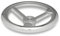 Ganter Normelemente | Handrad Aluminium | DIN 950-AL-250-B26-A | Durchmesser d1: 250mm; Bohrung d2: 26mm