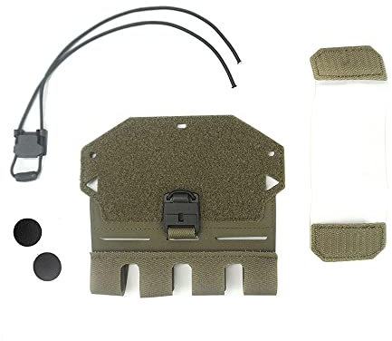 Tactical Vest Phone Holder - Chest Mount for MOLLE Plate Carrier, Airsoft Vest Holster - Universal Mobile Phones