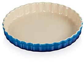 Le Creuset Tarteform aus Steinzeug, 28 cm, 2.1 Liter, Azure, 71120282200001