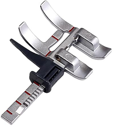 Milageto Verstellbarer Führungsfuß Kantennähfuß-Zubehör für IDT-Systemteile Langlebiger Werkzeug-Nähfuß für das Nähen von Pfaff-Nähmaschinen