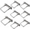 Bulloni a U M8 Quadrato, Staffe a U Con Dado Piastra Telaio E Rondella, 8 Pezzi U-Bolts, per Giardino, Cortile, Fissazione della Conduttura, RV, Fissazione Solare