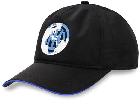 Inter Cappellino da Baseball, Collezione Rain, Design per Tifosi nerazzurri Accessorio Ufficiale e Resistente, Prodotto Ufficiale, Multicolore (World Crest)