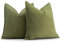 ZWJD Oliv Grün Kissenbezug 45x45 2er Set Chenille Kissenbezüge Sofakissen Kissenhüllen mit elegantem Design, weiche und luxuriöse dekorative Dekokissen für Couch, Bett und Heimdekoration