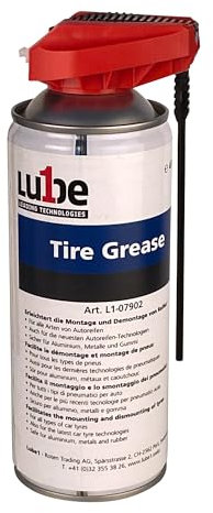Lube1 Tire Grease Reifenfett 400 ml I Reifenmontagepaste für die einfache Montage & Demontage von Autoreifen I Montagefett für alle Arten von Reifen