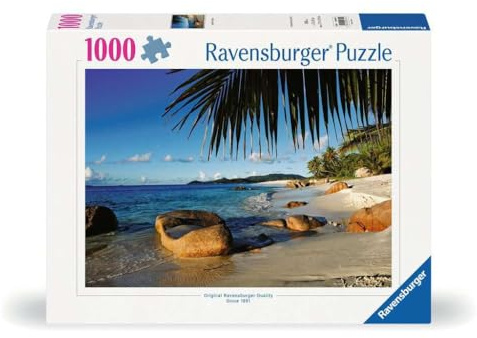 Ravensburger Puzzle Unter Palmen - 1000 Teile Puzzle für Erwachsene | 1000 Teile Puzzle, Erwachsenenpuzzle, Geschenk für Frauen und Männer