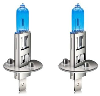 SOFOC-Super Bright H1 P14.5S Nebelscheinwerfer Scheinwerfer Abblend-/Fernlicht Ersatz 12V 100W Weiß 6000K 2Stk