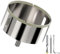 Scie cloche diamantée 110mm - Foret trépan diamant brasé sous vide pour granit, marbre, verre, céramique, porcelaine et carrelage dur - Foret de centrage inclus