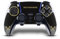 Head Case Designs Offizielle West Ham United FC Schwarz & Gold Kunst Vinyl Haut Gaming Aufkleber Abziehbild Abdeckung kompatibel mit Sony Playstation 5 PS5 DualSense Edge Controller