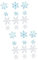 Amosfun 8 Packungen Schneeflocken-Konfetti Weihnachten hängende Schneeflocke glitzerndes Schneeflockenkonfetti winterdeko junggesellenabschied dekoration Weihnachtsschneeflocken