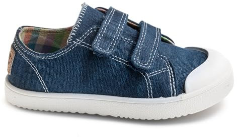 Pablosky Lona 980120, Zapatillas Unisex bebé, Azul, 20 EU Ancho