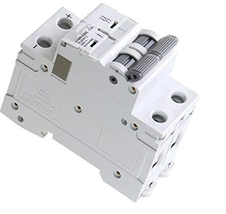 MRANADLDF Disjoncteur Rail DIN MCB 6KA 2p 500V Mini disjoncteur DC6A 10A 16A 20A 25A 32A 40A 50A 63A(25a)