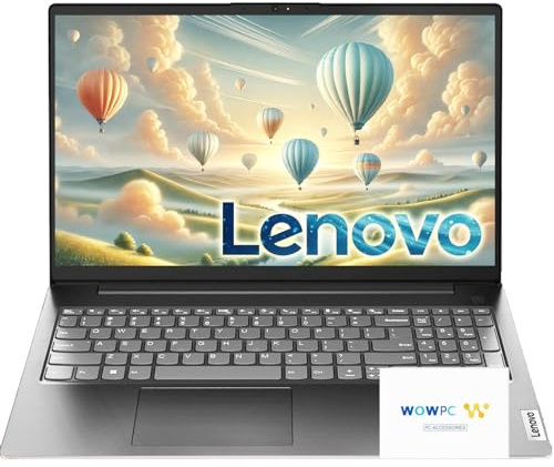 Lenovo V15 Business Laptop Computer, 15.6 FHD Display, Intel Dual-Core CPU, 32GB RAM, 2TB PCIe SSD, WiFi 6, Ethernet Port RJ-45, HDMI, Numeric Keypad, Black, Windows 11 Pro, WOWPC Recovery USB