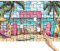 Puzzle 1500 Pezzi Spiaggia, Skateboard Puzzle Adulti, Giocattolo Educativo Colorato e Interessante Impostato con Scatola, Sfida Impossibile Gioco Arte Educativo per Regalo Donna Decorazioni Casa S-5