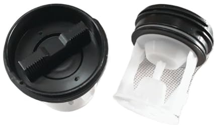 Washing Machine Drain Pump Filter，Compatible for Hisense， Plastic Drain Pump Cover Filter