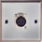 Single Female XLR Metal Wall Plate