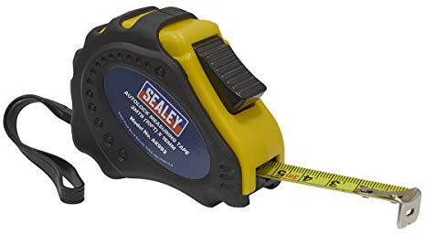 Sealey Ak993 Autolock Measuring Tape 3Mtr(10Ft) X 16Mm Metric/Imperial