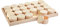 VBS Tablett mit 24 runden Spandosen Tablett 38x26x2,5cm Schachteln Ø ca. 6cm,