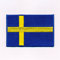 60 x 35 mm Schweden Flagge Sweden Flag Stockholm Patch Aufnäher Aufbügler 0641 B