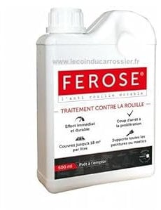 Ferose - Convertisseur de rouille - Traitement contre la rouille - 1 litre