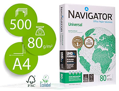 Navigator Universal - A4, 80 g/qm, weiß, 500 Blatt