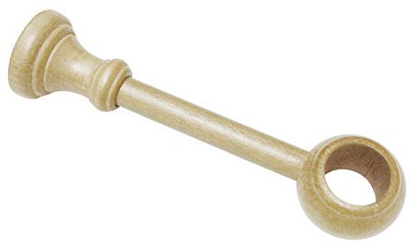 GARDINIA Träger geschlossen für Ø 28 mm Natur 17 cm