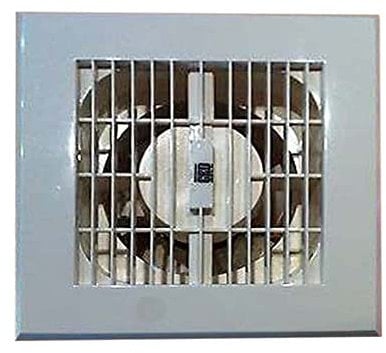White Extractor Fan with Timer 4 100 mm (Unit Overall Size 150x150mm)