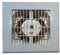 White Extractor Fan with Timer 4 100 mm (Unit Overall Size 150x150mm)